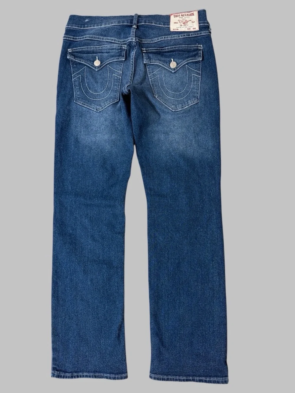 True Religion Ricky Relaxed Straight Denim Jeans